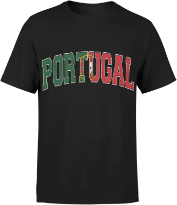Portugal Flaga Portugalii Football Fan Style Męska koszulka