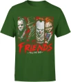 Kultowe postacie horroru friends till the end Męska koszulka 