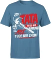 Jeśli Tata Tego Nie Naprawi młotek humor Męska koszulka 