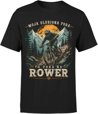 Moja Ulubiona Pora To Pora Na Rower Męska koszulka