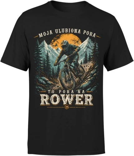 Moja Ulubiona Pora To Pora Na Rower Męska koszulka 