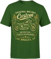 Custom Motorcycles chopper biker motocykl oldschool Męska koszulka 