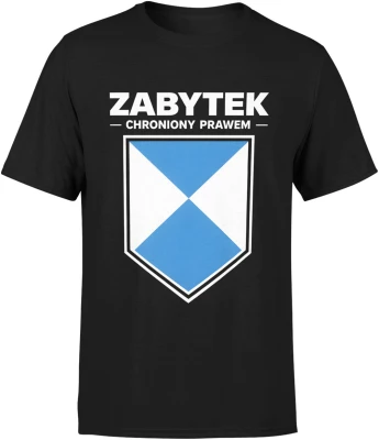 Zabytek Chroniony Prawem Rocznik Klasyk Legendarny Wiek Męska koszulka