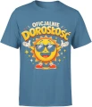 Oficjalnie dorosłość  emoji słońce humor Męska koszulka 