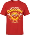 Oficjalnie dorosłość  emoji słońce humor Męska koszulka 
