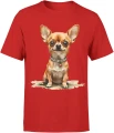 Chihuahua mini dog cute puppy funny Męska koszulka 