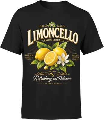 Limoncello cytryny sycylijskie włoski likier lemon Męska koszulka