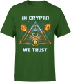 In Crypto We Trust bitcoin money Męska koszulka 