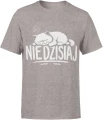 Nie dzisiaj kot śpioch leniwy zwierzak  Męska koszulka 