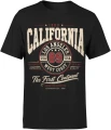 California Los Angeles West Coast 89 USA Męska koszulka 