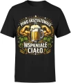 Piwo ukształtowało to wspaniałe ciało siłacz Męska koszulka 