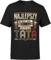 Najlepszy Tata Kaseta Best Dad Limited Edition Męska koszulka 