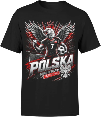 Polska Piłka Nożna Orzeł Reprezentacja Narodowa Futbol Męska koszulka 