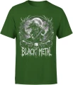 Black metal gitarzysta mroczny koncert Męska koszulka 