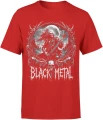 Black metal gitarzysta mroczny koncert Męska koszulka 