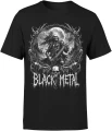 Black metal gitarzysta mroczny koncert Męska koszulka 