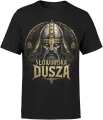 Słowiańska dusza wojownik legenda kultura słowian Męska koszulka 