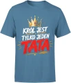 Król jest tylko jeden tata korona Męska koszulka 