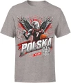 Polska Koszykówka Orzeł Reprezentacja Narodowa Kibic Męska koszulka 