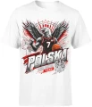 Polska Koszykówka Orzeł Reprezentacja Narodowa Kibic Męska koszulka 