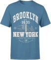 Brooklyn New York USA urban city Męska koszulka 