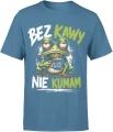 Bez Kawy Nie Kumam Żaba Kawa Coffee Męska koszulka 