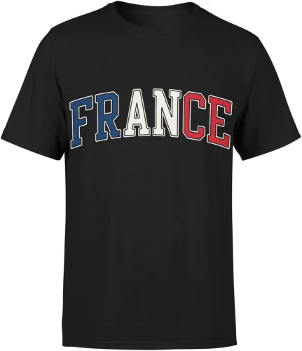France flaga Francji europejski kibic paris Męska koszulka 