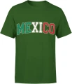 Mexico flaga Meksyk latino fiesta wakacje Męska koszulka 