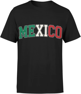 Mexico flaga Meksyk latino fiesta wakacje Męska koszulka