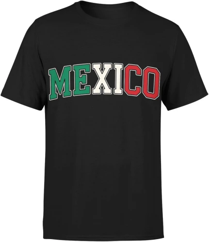 Mexico flaga Meksyk latino fiesta wakacje Męska koszulka 