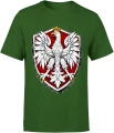 Orzeł Biały Polska godło patriotyczne narodowy polski symbol Męska koszulka 