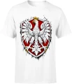 Orzeł Biały Polska godło patriotyczne narodowy polski symbol Męska koszulka 