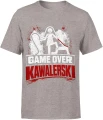 Game Over Kawalerski pan młody ekipa na wieczór kawalerski Męska koszulka 
