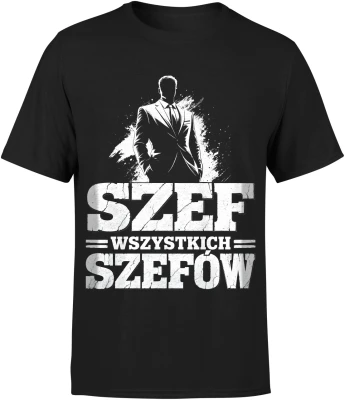 Szef wszystkich szefów kierownik lider boss Męska koszulka