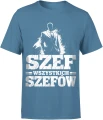 Szef wszystkich szefów kierownik lider boss Męska koszulka 