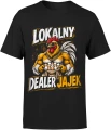 Lokalny dealer jajek kogut kury jajka  Męska koszulka 