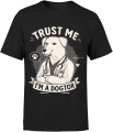 Trust Me I'm A Dogtor pies lekarz Męska koszulka 