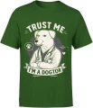 Trust Me I'm A Dogtor pies lekarz Męska koszulka 