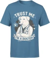 Trust Me I'm A Dogtor pies lekarz Męska koszulka 