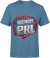 Urodzony PRL lata 70 80 kultowy klimat oldschool Męska koszulka 