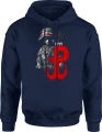 Polska Walcząca 1944 Powstanie Warszawskie patriotyczna Męska bluza z kapturem 