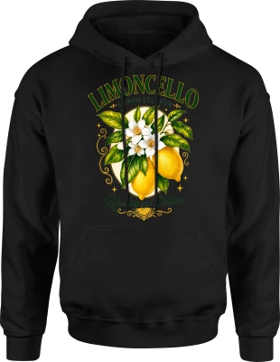 Limoncello cytryny włoski klimat Sycylia cytrusy Męska bluza z kapturem