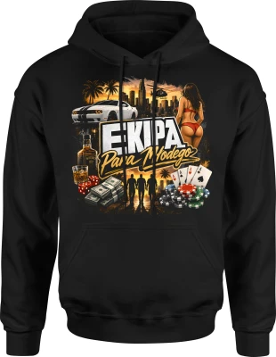 Ekipa Pana Młodego kawalerski impreza noc wolności pan młody Męska bluza z kapturem