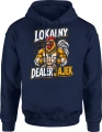 Lokalny dealer jajek kogut kury jajka  Męska bluza z kapturem 
