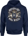 Motocykliści mogą więcej motor chopper biker Męska bluza z kapturem 