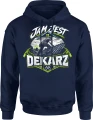 Jam jest dekarz budowa remont fachowiec Męska bluza z kapturem 