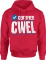 Certified Cwel mocne słowa mem uliczny styl Męska bluza z kapturem 