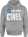 Certified Cwel mocne słowa mem uliczny styl Męska bluza z kapturem 