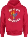 Ile kropek tyle pomysłów kreatywność inspiracja szkoła Dzień Kropki Męska bluza z kapturem 