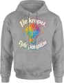 Ile kropek tyle pomysłów kreatywność inspiracja szkoła Dzień Kropki Męska bluza z kapturem 